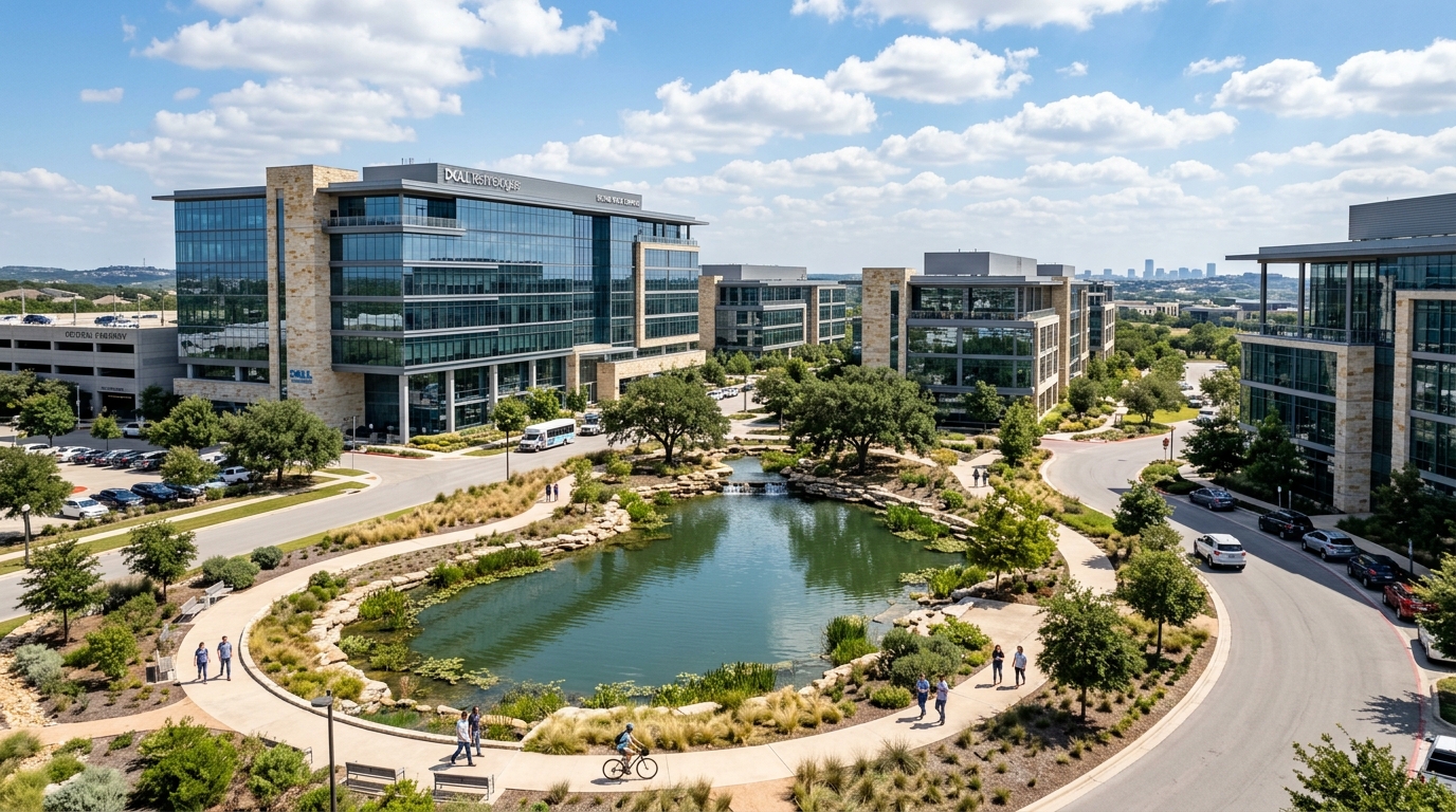 Williamson County technology campus and commercial center in Round Rock
